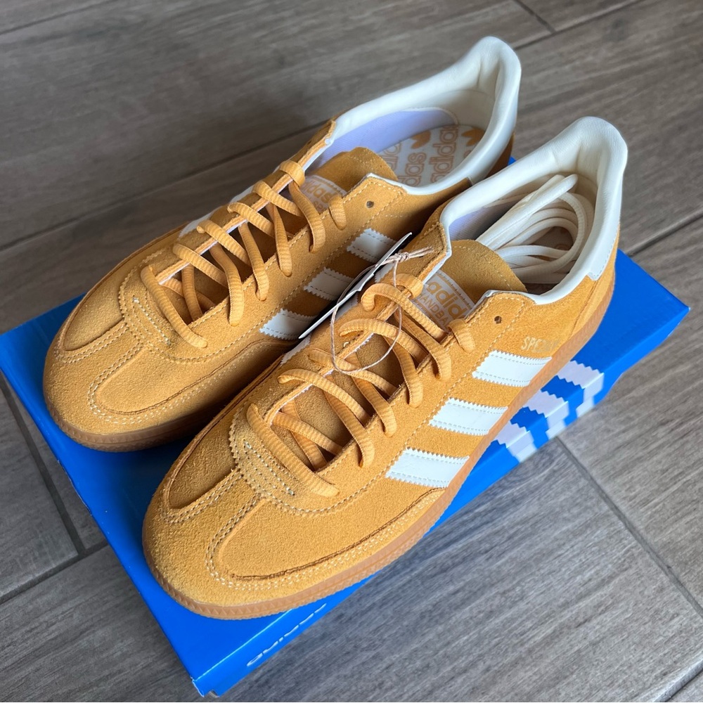 Adidas Golden Yellow and White Men’s Sneakers